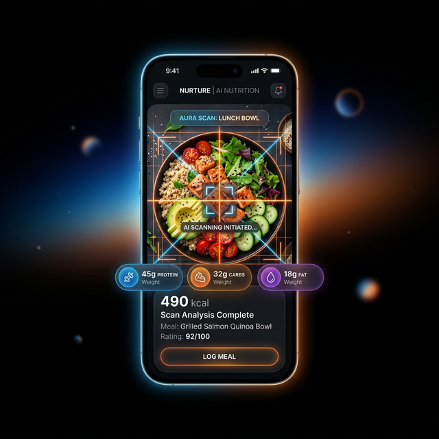 Calflows AI scanning food